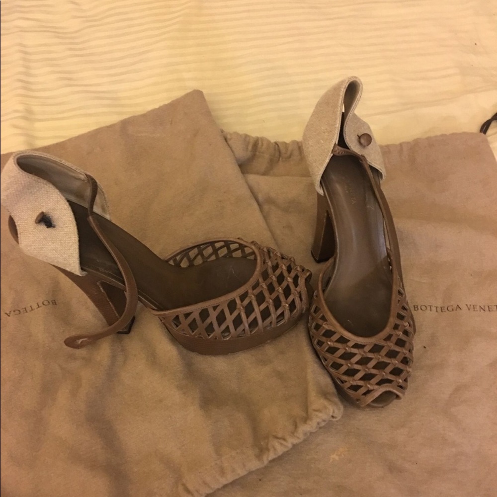 Bottega Veneta platform sandals